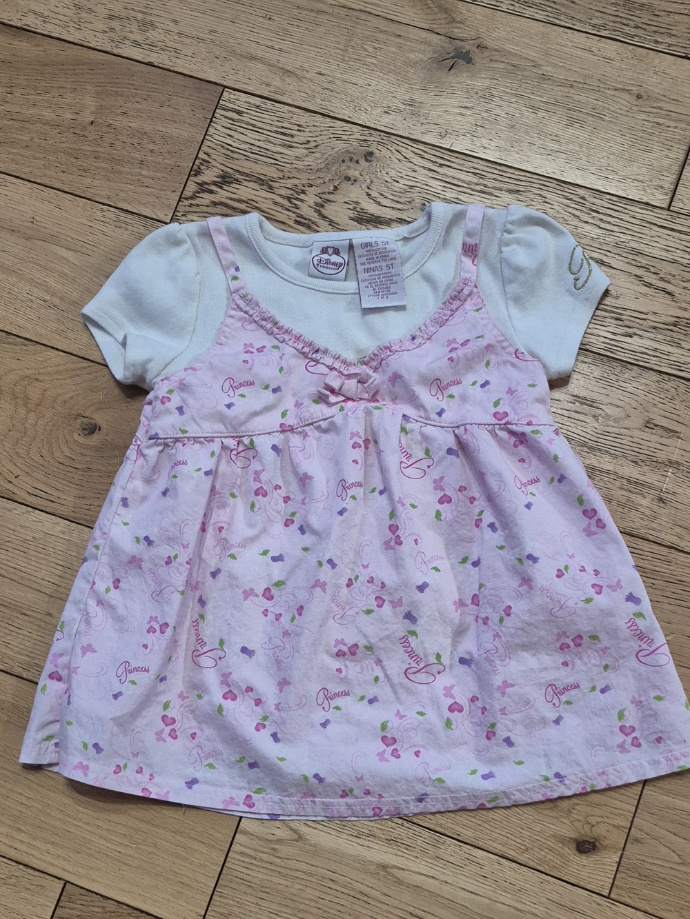 Disney Princess Pink Floral Top..5t